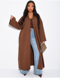 Kimono long et épais en feutrine