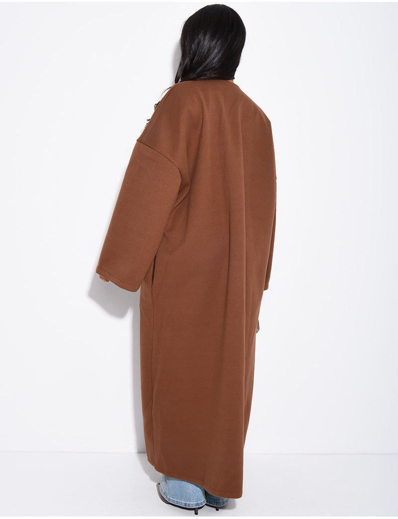 Kimono long et épais en feutrine
