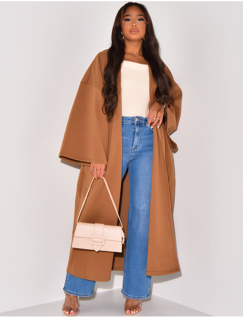 Kimono long et épais en feutrine
