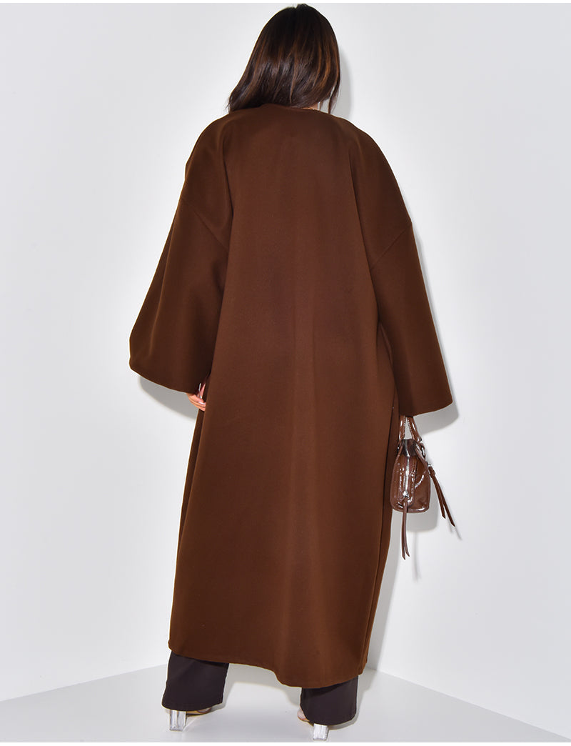 Kimono long et épais en feutrine