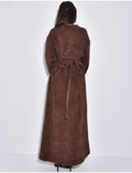 Robe cache-coeur toute douce à nouer dans le dos