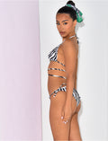 Maillot de bain 2 pièces zèbre