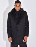 Manteau col en fourrure