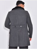 Manteau col en fourrure