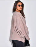 Veste style cape oversize à manches larges