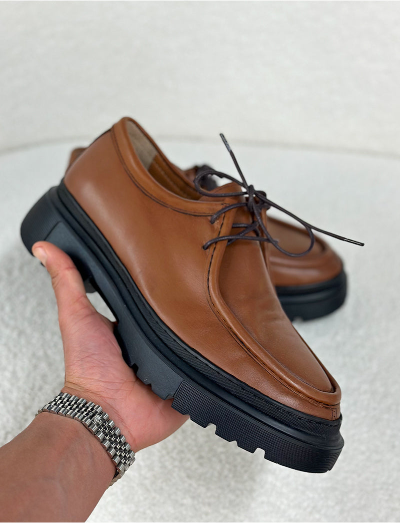 Mocassins en cuir