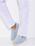 Mocassins en suédine
