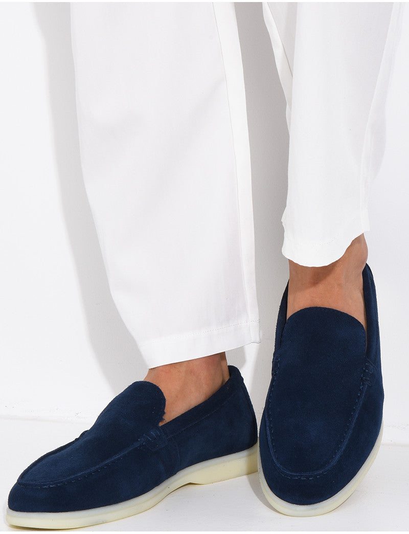 Mocassins en suédine