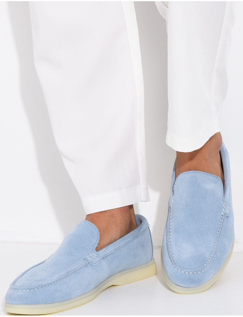 Mocassins en suédine
