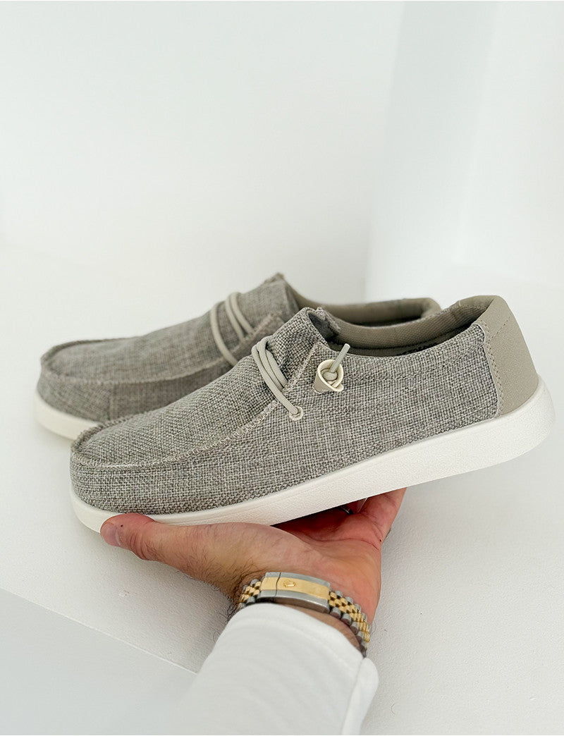 Mocassins en tissus