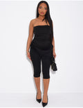 Legging style capri en tissu stretch