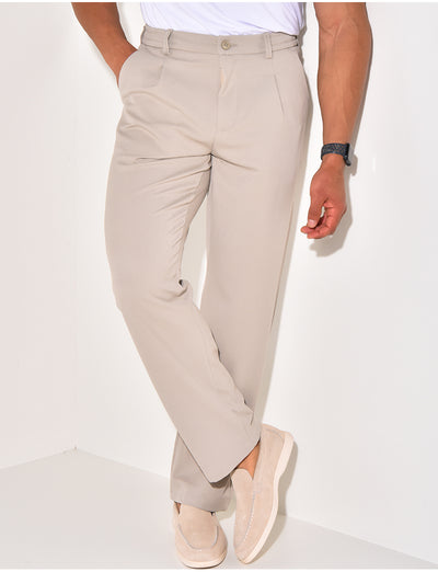 Pantalon à ceinture élastique
