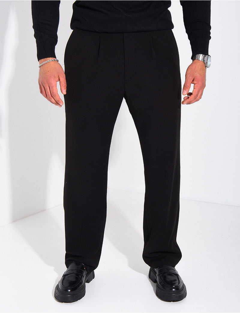 Pantalon à ceinture élastique