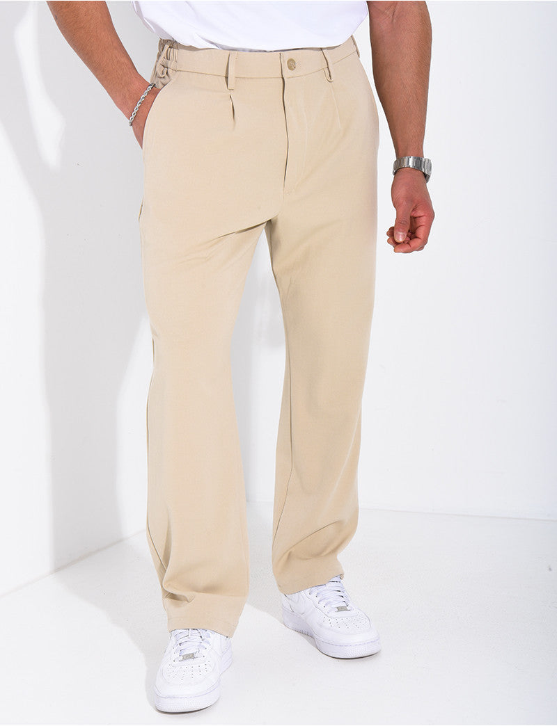 Pantalon à ceinture élastique