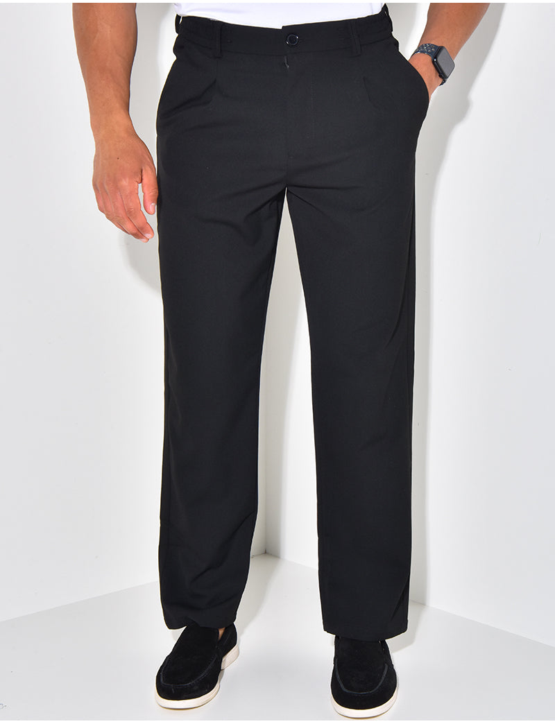 Pantalon à ceinture élastique