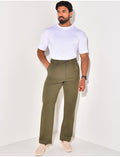 Pantalon à ceinture élastique