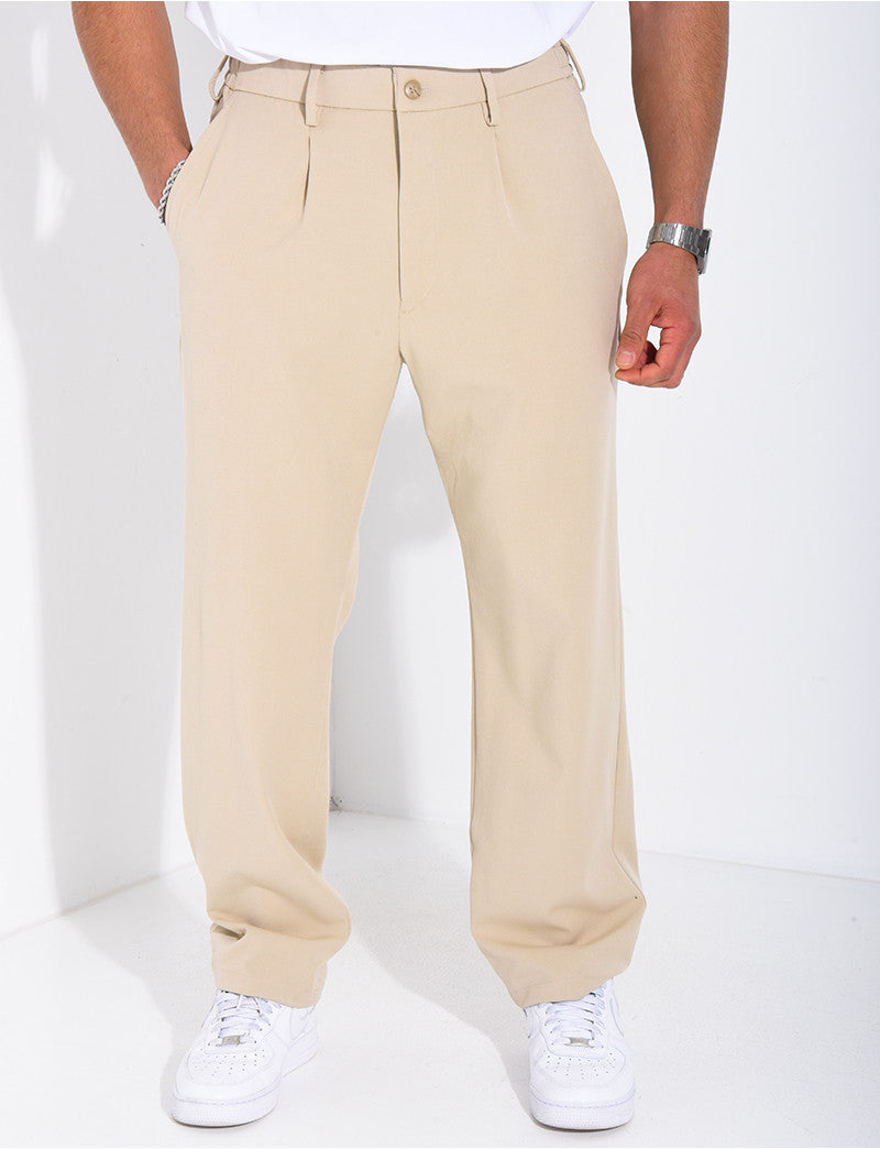 Pantalon à ceinture élastique