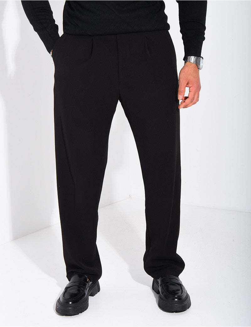 Pantalon à ceinture élastique