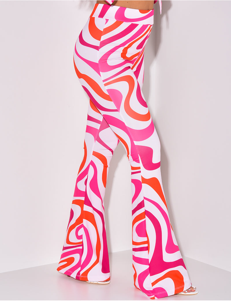 Pantalon à motif patte d'eph