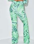 Pantalon à motif patte d'eph