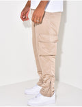 Pantalon à poches zip aux chevilles