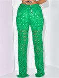 Pantalon au crochet