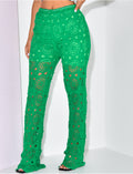 Pantalon au crochet