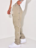 Pantalon cargo à pression