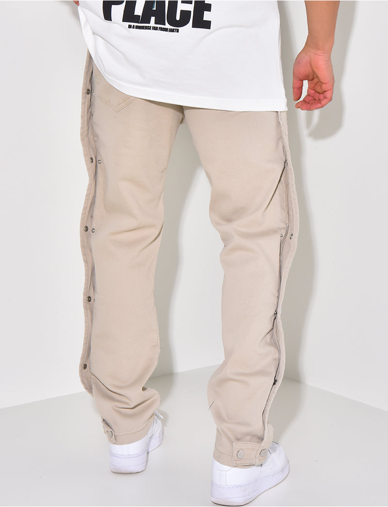 Pantalon cargo à pression