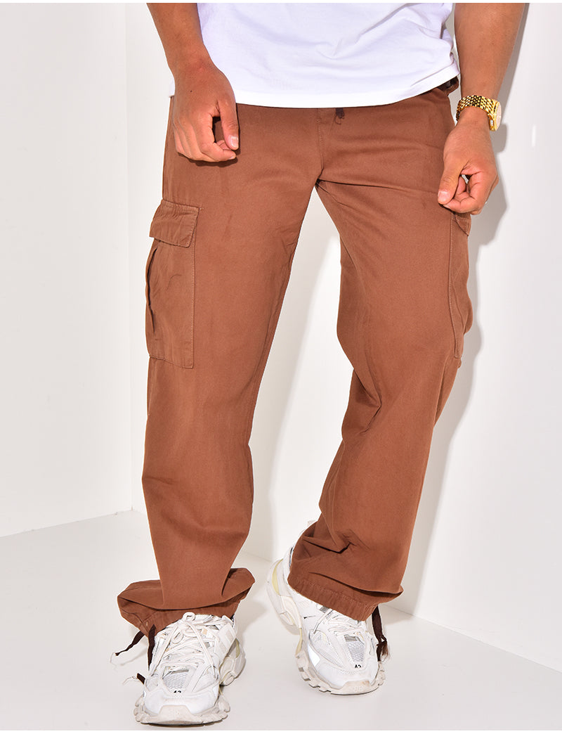 Pantalon cargo à resserré aux chevilles