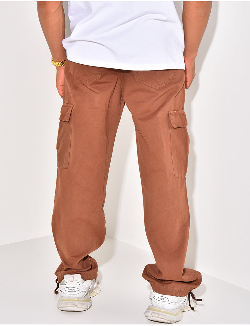 Pantalon cargo à resserré aux chevilles