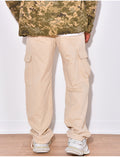 Pantalon cargo coupe droite