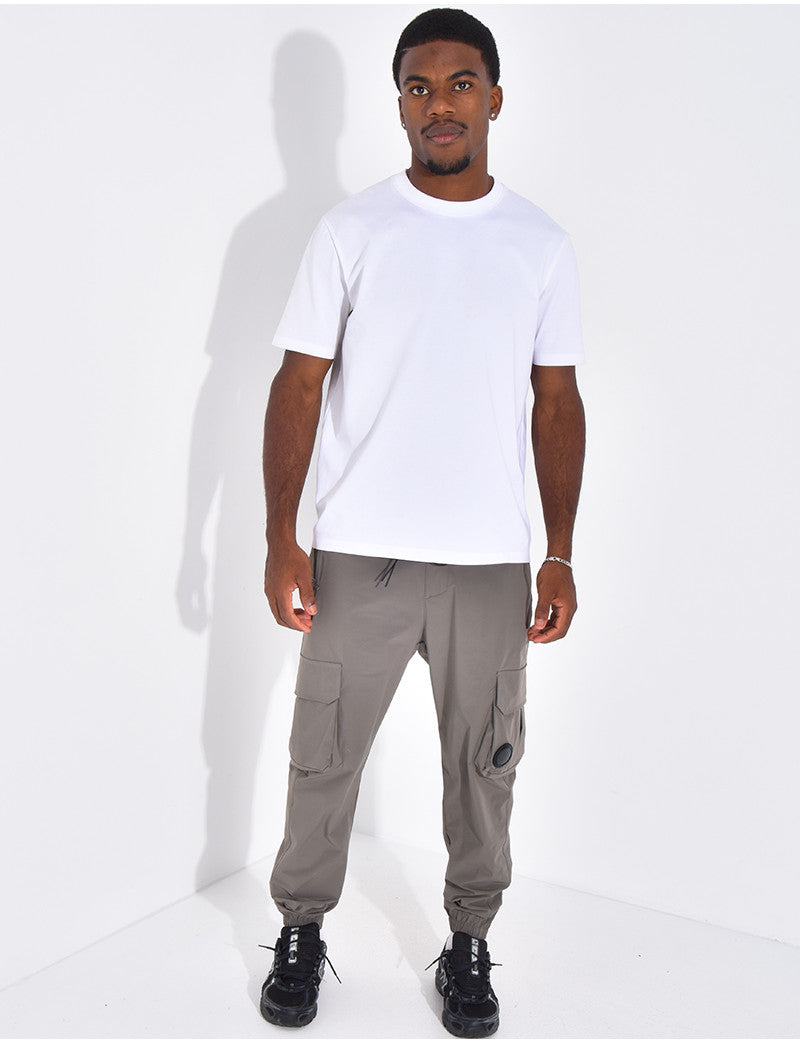 Pantalon cargo fin