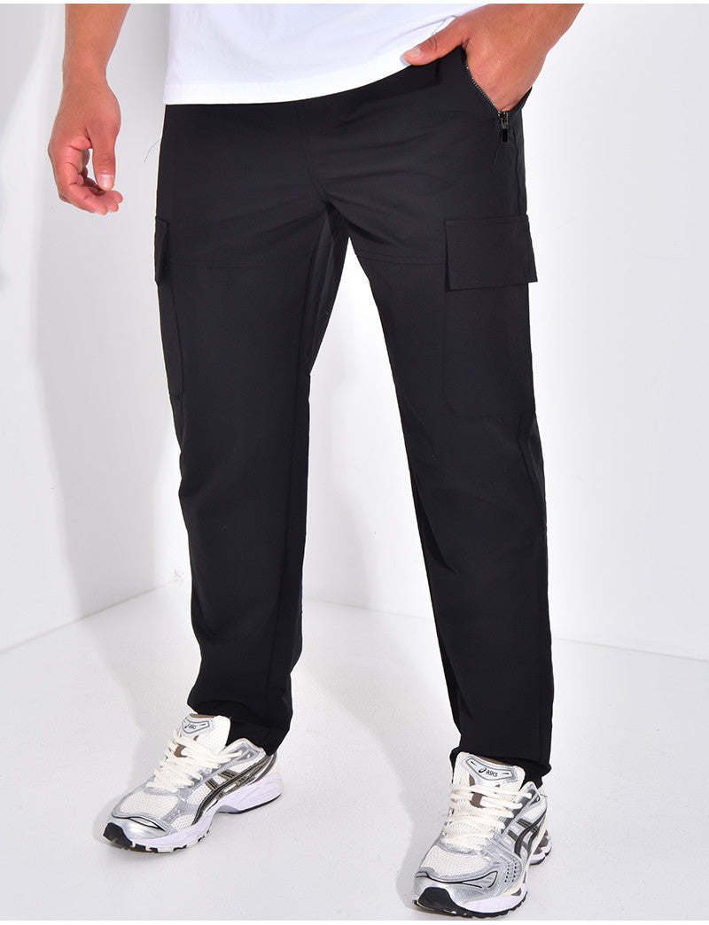 Pantalon cargo fin