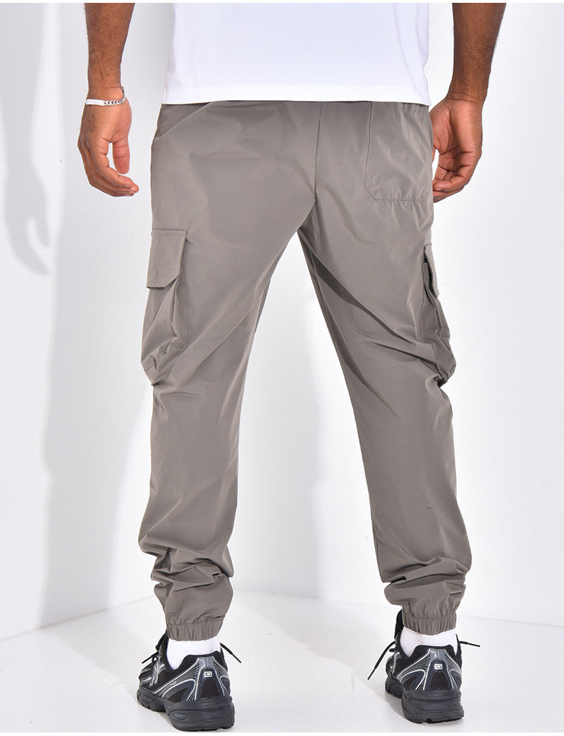 Pantalon cargo fin