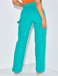 Pantalon cargo large à poches