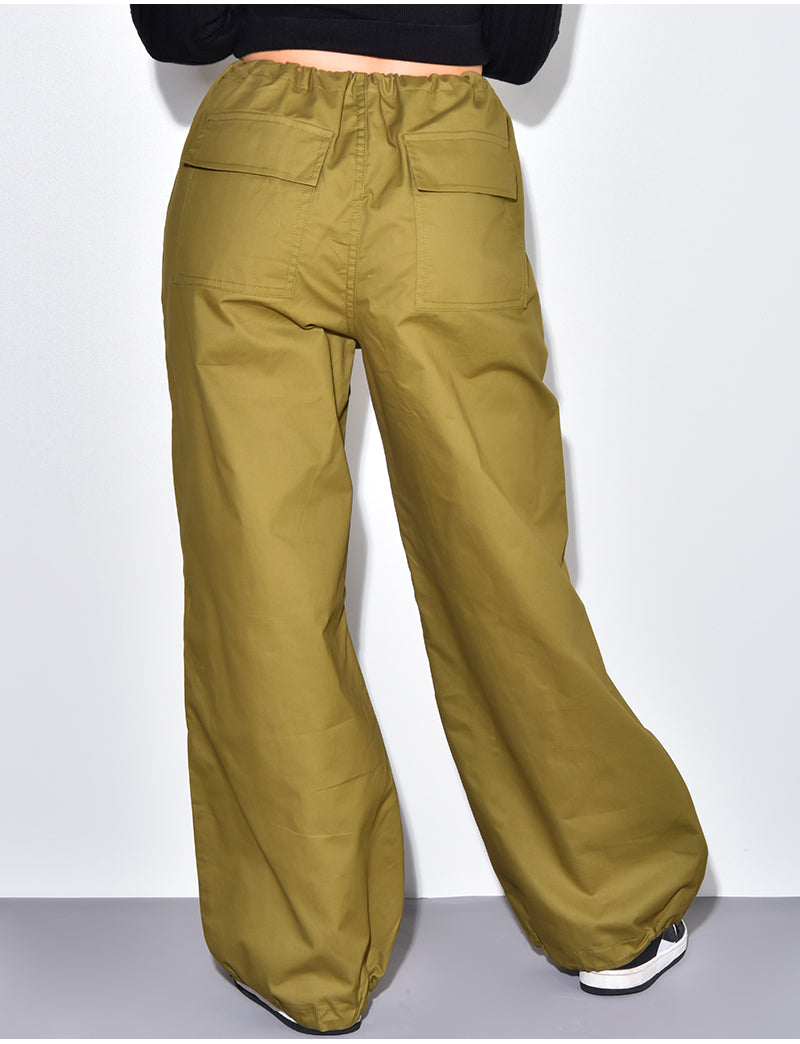 Pantalon cargo large