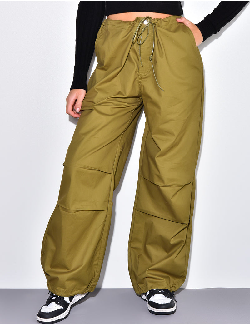 Pantalon cargo large
