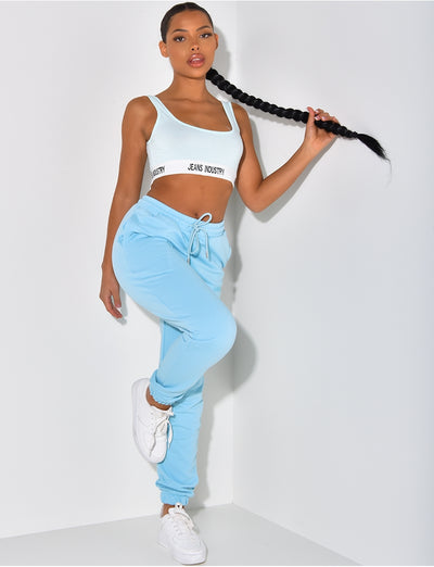 Pantalon de jogging molletoné Jeans Industry