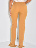 Pantalon de tailleur coupe droite à fente