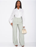 Pantalon de tailleur coupe droite