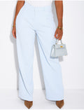 Pantalon de tailleur coupe droite