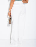 Pantalon de tailleur coupe droite