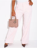 Pantalon de tailleur coupe droite
