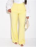 Pantalon de tailleur coupe droite