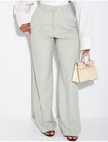 Pantalon de tailleur coupe droite