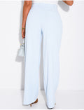 Pantalon de tailleur coupe droite