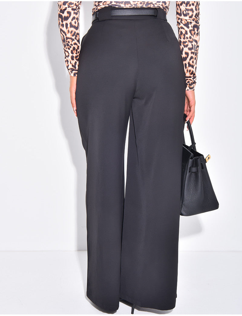 Pantalon de tailleur coupe large