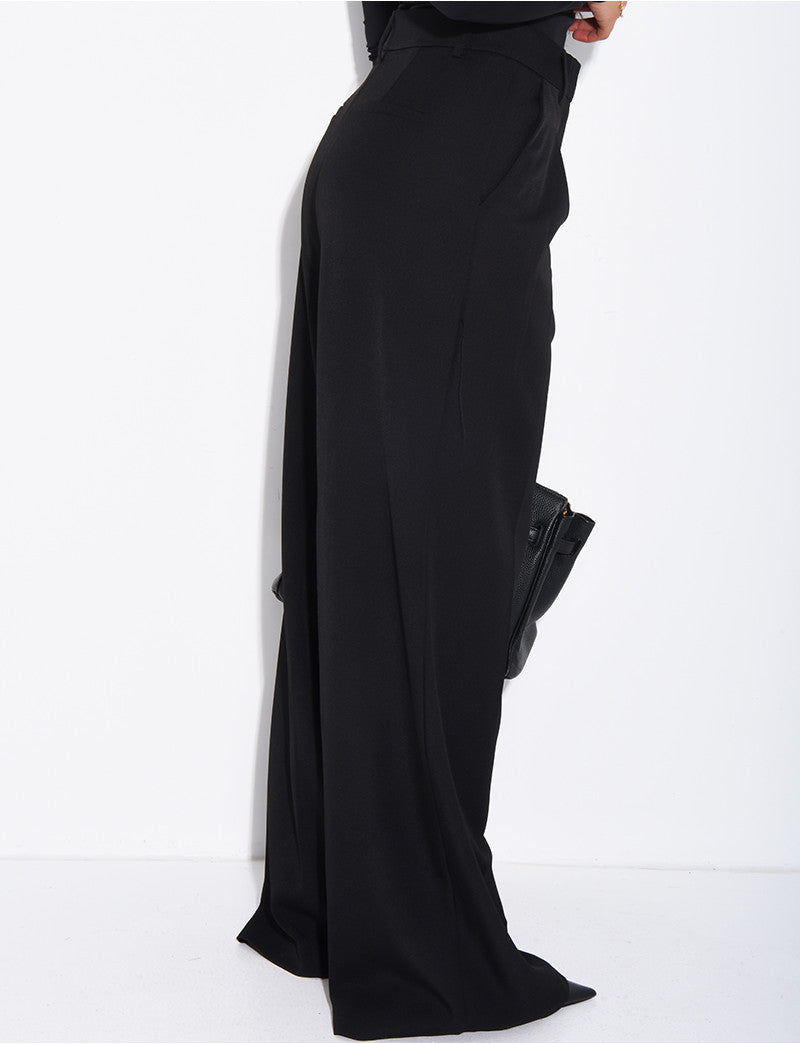 Pantalon de tailleur coupe large