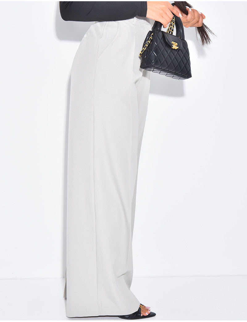 Pantalon de tailleur coupe large